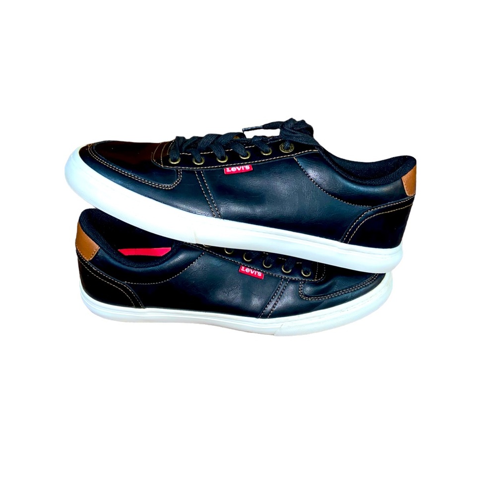 Levi's men’s black shoes leather size 9